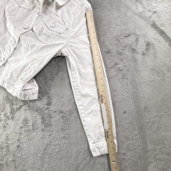 Tommy Hilfiger Jacket Womens Large Denim Stretch Jean Button Up Casual Coat Y2K - Picture 7 of 13